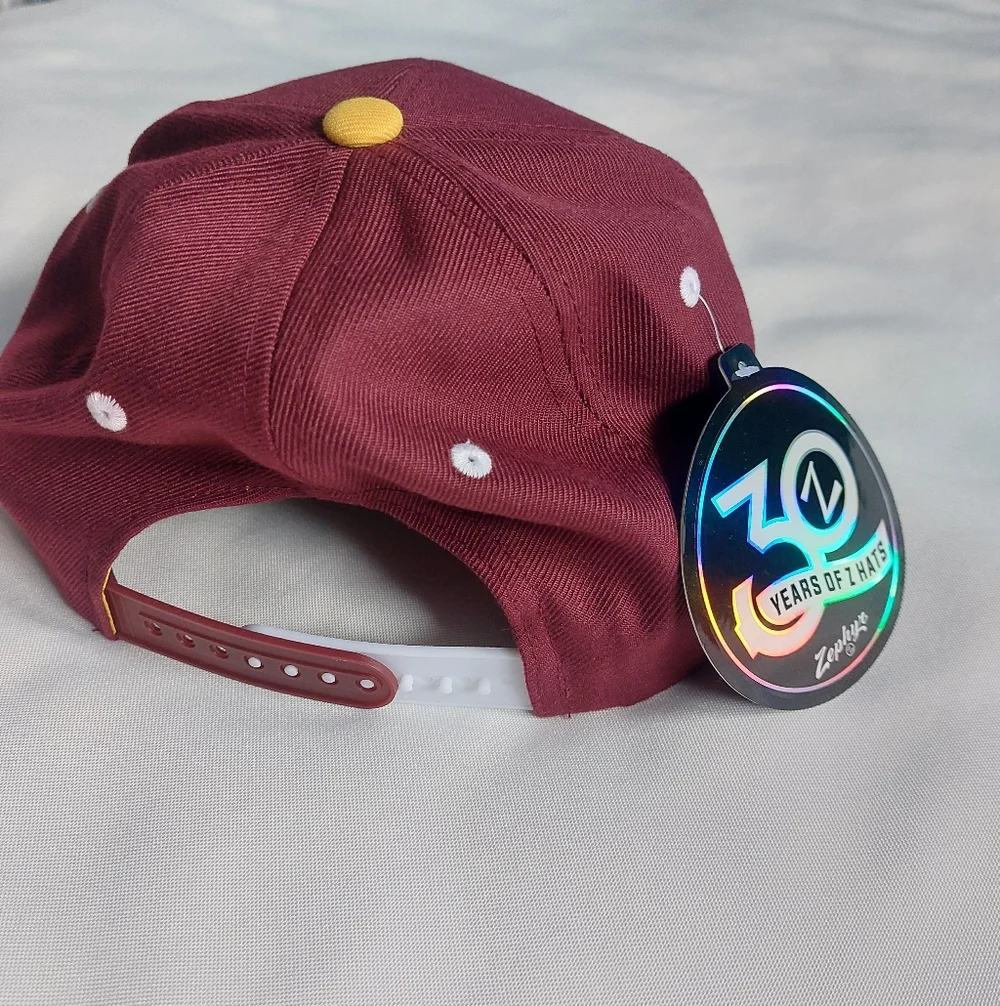 Zephyr Youth Maroon‎ and Yellow Kids Cap